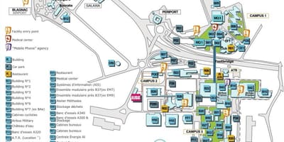 Ramani ya airbus Toulouse 
