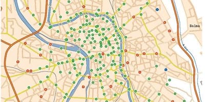 Ramani ya Toulouse baiskeli
