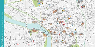 Ramani ya hifadhi ya Toulouse