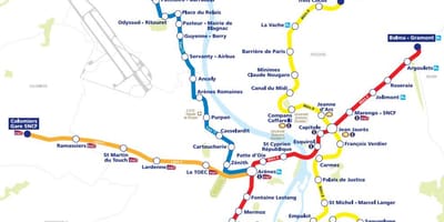 Ramani ya Toulouse tram